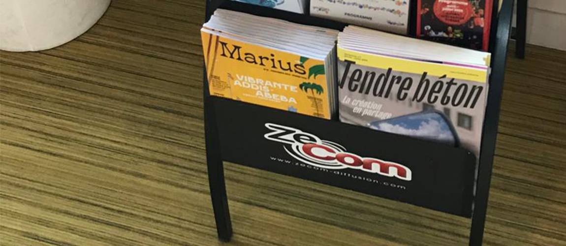 présentoirs zecom diffusion culturelle à Marseille