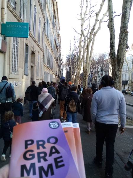 Opération de street-marketing pour la Mairie du 4/5 à Marseille