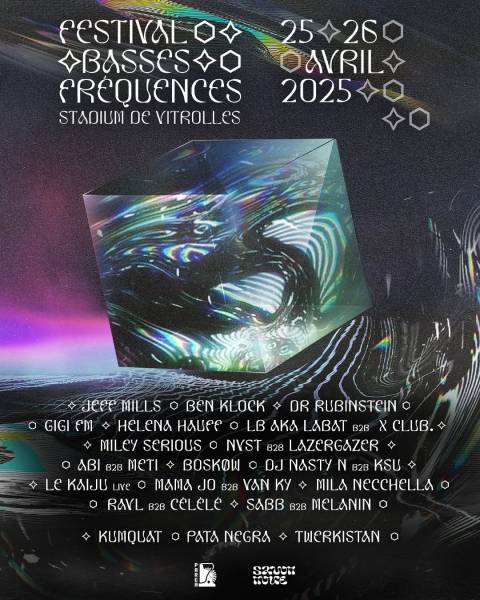 Basses Frequences Festival 2025 Affiche - ZECOM