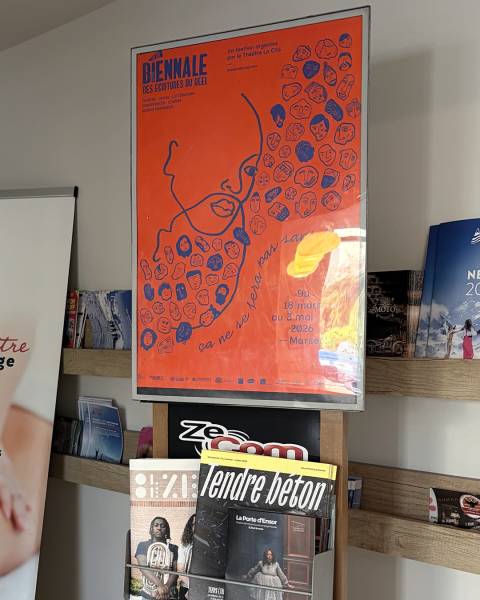 L'affiche de la Biennale des écritures du réel Théâtre La Cité