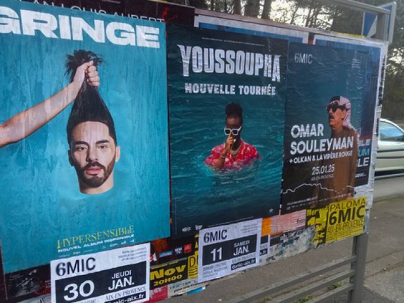 Gringe Concert Rap Aix-en-Provence 6MIC Affichage Libre