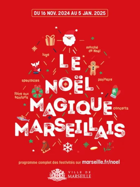 NOEL MAGIQUE MARSEILLAIS - Présentoirs programme culture ZECOM 