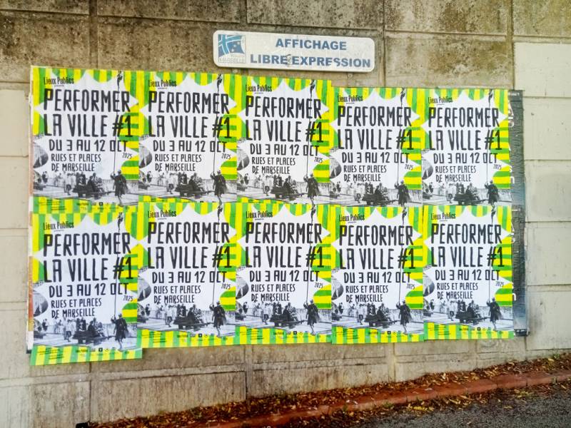 Performer la Ville  - Affichage libre dans tout le centre-ville
