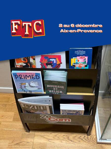 Festival Tous Courts 2025 dans les présentoirs ZeCom